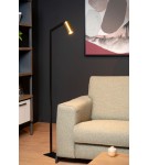 Lampy podłogowe do czytania - Lucide SYBIL Podłogowa GU10 1x35W Czarny/Złoty Matowy/Mosiądz 45799/01/30 - product 4