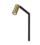 Lampy podłogowe do czytania - Lucide SYBIL Podłogowa GU10 1x35W Czarny/Złoty Matowy/Mosiądz 45799/01/30 - product 6