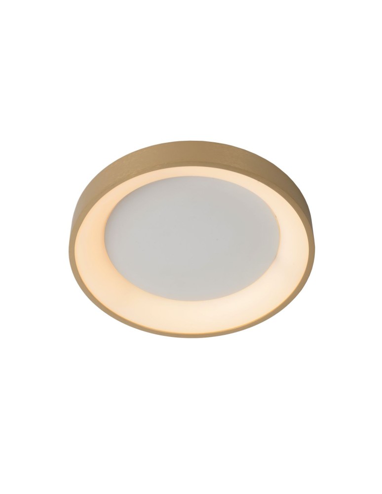 Lampy sufitowe nowoczesne - Lucide VIDAL Sufitowa LED 1x21W 2700K Złoty Matowy/Mosiądz/Opal 46103/20/02 - produkt kolory-swiatla.pl 1