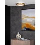 Lampy sufitowe nowoczesne - Lucide VIDAL Sufitowa LED 1x21W 2700K Złoty Matowy/Mosiądz/Opal 46103/20/02 - product 3