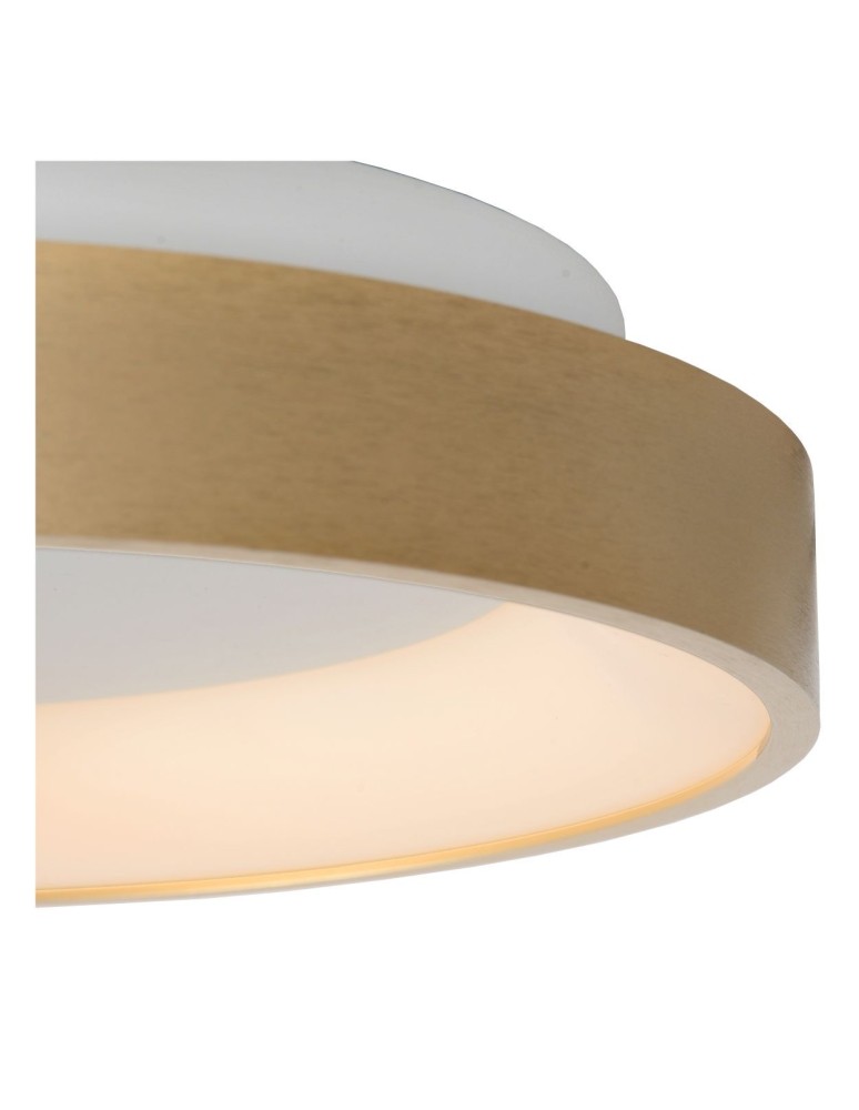 Lucide VIDAL Sufitowa LED 1x21W 2700K Złoty Matowy/Mosiądz/Opal 46103/20/02