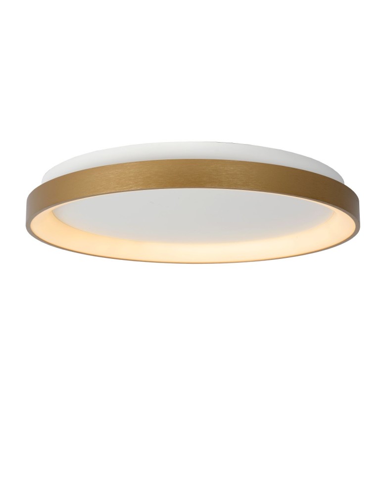 Lucide VIDAL Sufitowa LED 1x38W 2700K Złoty Matowy/Mosiądz/Opal 46103/38/02