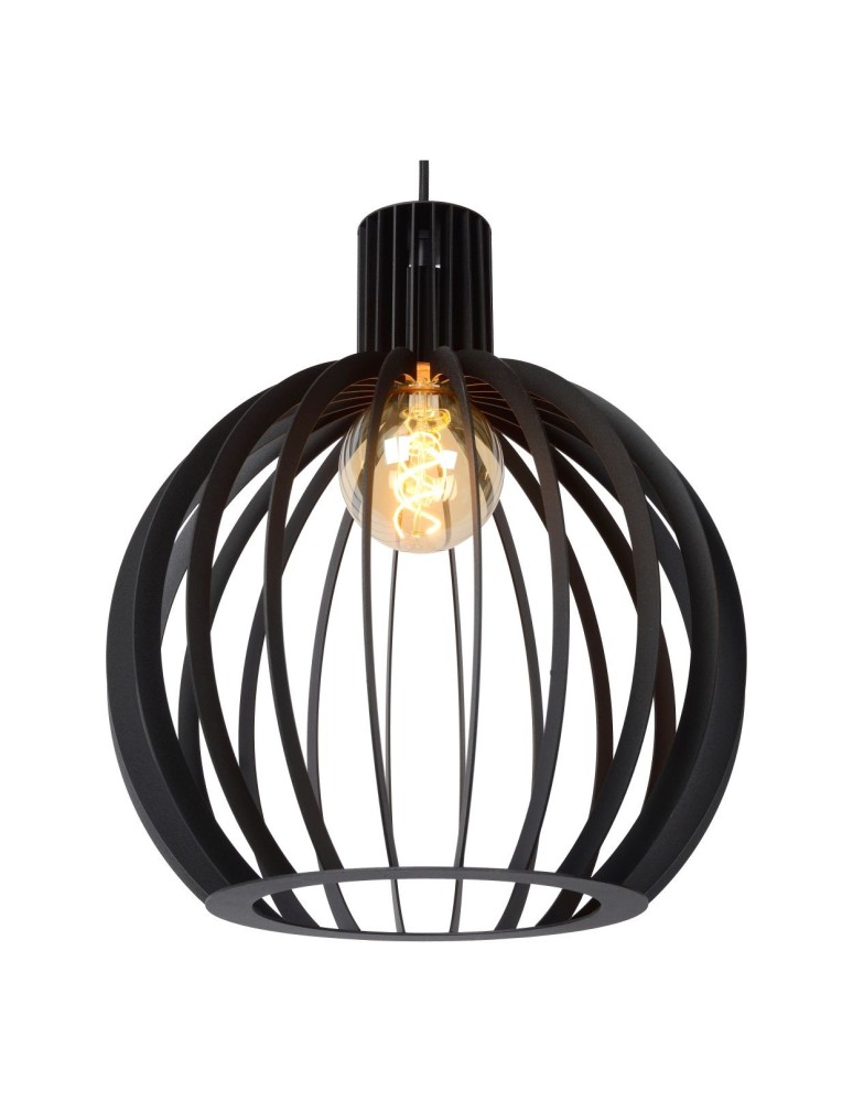 Lucide MIKAELA Wisząca E27 2x60W Czarny 73400/02/30
