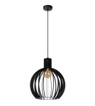 Lampy wiszące - Lucide MIKAELA Wisząca E27 1x60W Czarny 73400/32/30 - produkt 2