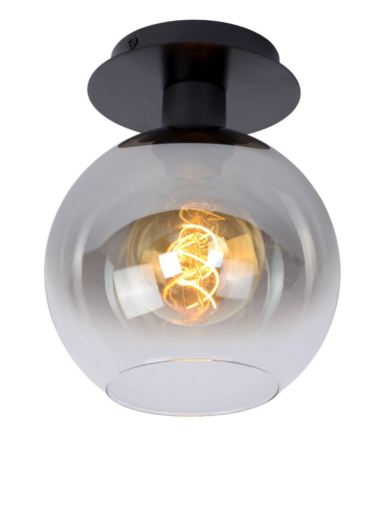 Lucide MARIUS Sufitowa E27 1x60W Czarny/Szary 74114/01/30