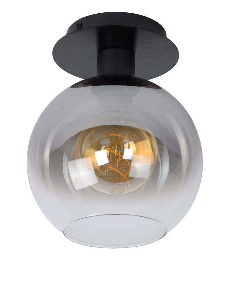Lucide MARIUS Sufitowa E27 1x60W Czarny/Szary 74114/01/30