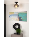 Lampy sufitowe w stylu skandynawskim - Lucide MARIUS Sufitowa E27 1x60W Czarny/Szary 74114/01/30 - produkt 3