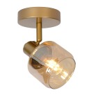 Kinkiety regulowane - Lucide BJORN Ścienna Reflektorowa E14 1x40W Złoty Matowy/Mosiądz 77979/01/02 - product 1
