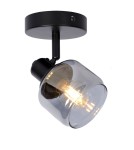 Kinkiety regulowane - Lucide BJORN Ścienna Reflektorowa E14 1x40W Czarny/Szary 77979/01/30 - product 1