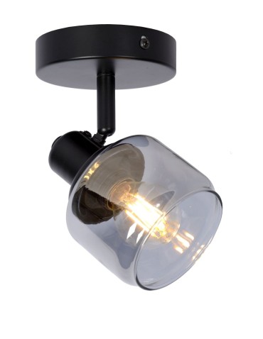 Lucide BJORN Ścienna Reflektorowa E14 1x40W Czarny/Szary 77979/01/30