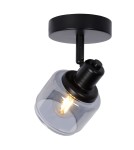 Kinkiety regulowane - Lucide BJORN Ścienna Reflektorowa E14 1x40W Czarny/Szary 77979/01/30 - product 5
