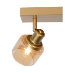 Lampy sufitowe regulowane - spoty - Lucide BJORN Sufitowa Reflektorowa E14 2x40W Złoty Matowy/Mosiądz 77979/02/02 - product 6