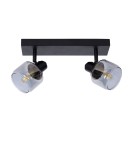 Lampy sufitowe regulowane - spoty - Lucide BJORN Sufitowa Reflektorowa E14 2x40W Czarny/Szary 77979/02/30 - product 2