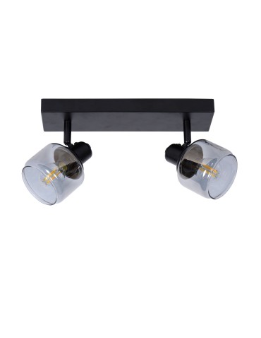 Lucide BJORN Sufitowa Reflektorowa E14 2x40W Czarny/Szary 77979/02/30 - product 2