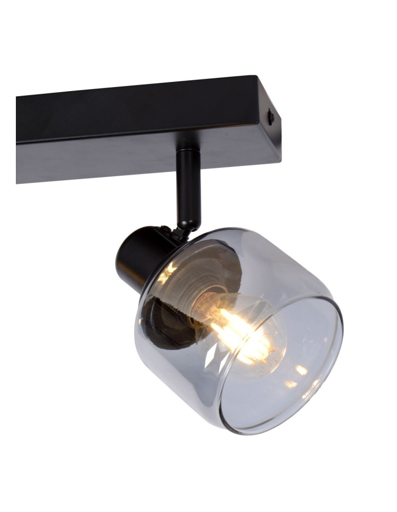 Lucide BJORN Sufitowa Reflektorowa E14 2x40W Czarny/Szary 77979/02/30