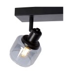 Lampy sufitowe regulowane - spoty - Lucide BJORN Sufitowa Reflektorowa E14 2x40W Czarny/Szary 77979/02/30 - product 6