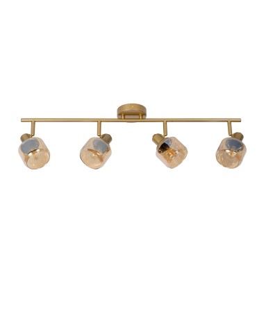 Lucide BJORN Sufitowa Reflektorowa E14 4x40W Złoty Matowy/Mosiądz 77979/04/02 - produkt 2