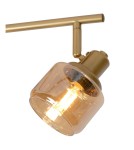 Lampy sufitowe regulowane - spoty - Lucide BJORN Sufitowa Reflektorowa E14 4x40W Złoty Matowy/Mosiądz 77979/04/02 - produkt 5