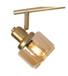 Lampy sufitowe regulowane - spoty - Lucide BJORN Sufitowa Reflektorowa E14 4x40W Złoty Matowy/Mosiądz 77979/04/02 - produkt 6