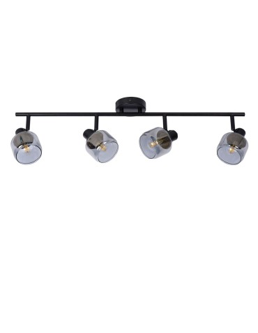 Lucide BJORN Sufitowa Reflektorowa E14 4x40W Czarny/Szary 77979/04/30 - produkt 2
