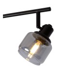 Lampy sufitowe regulowane - spoty - Lucide BJORN Sufitowa Reflektorowa E14 4x40W Czarny/Szary 77979/04/30 - product 5