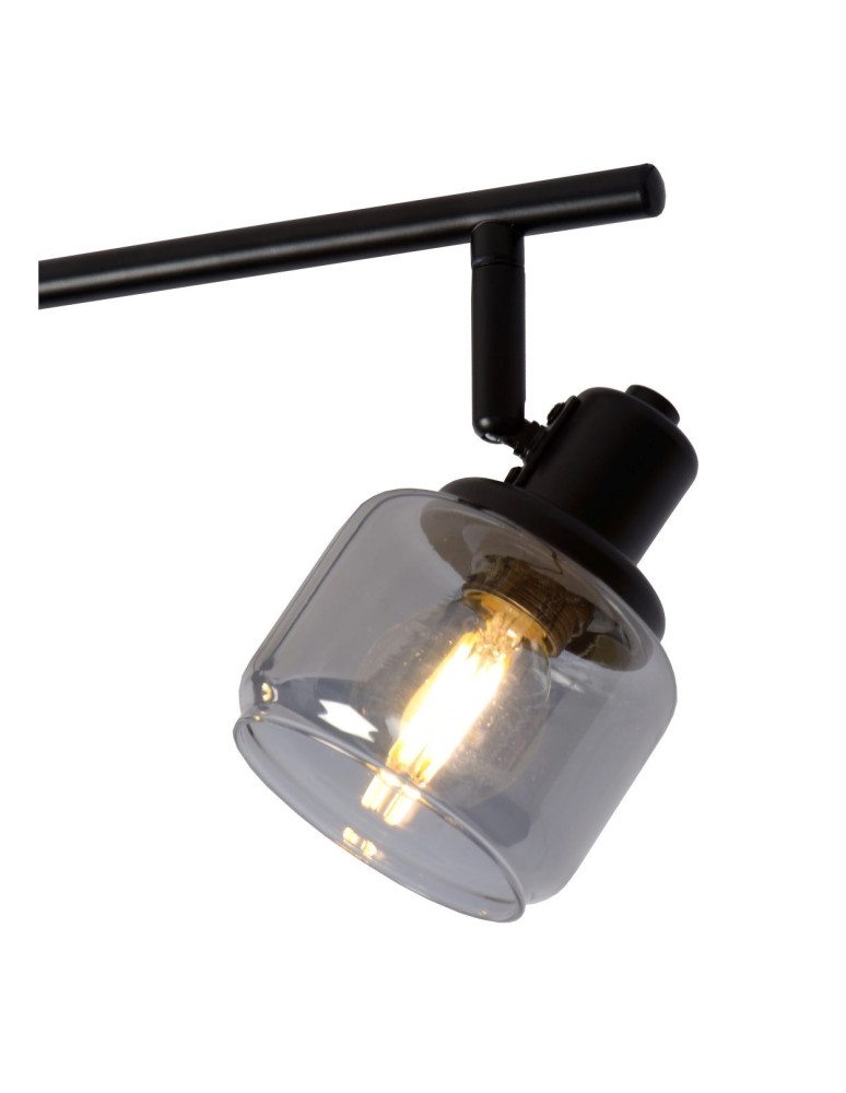 Lucide BJORN Sufitowa Reflektorowa E14 4x40W Czarny/Szary 77979/04/30