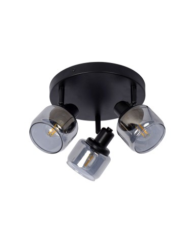 Lucide BJORN Sufitowa Reflektorowa E14 3x40W Czarny/Szary 77979/13/30 - produkt 2