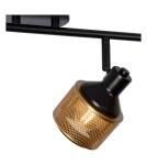 Lampy sufitowe regulowane - spoty - Lucide RAFA Sufitowa Reflektorowa E14 4x40W Czarny/Złoty Matowy/Mosiądz 77980/04/30 - product 6