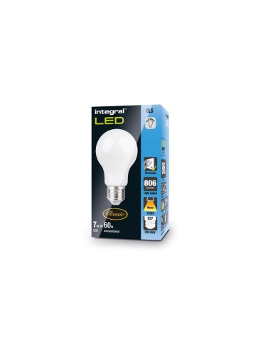 Integral Classic Globe (GLS) Frosted E27 7W (60W) 2700K 806lm 77-93-91 - produkt 2