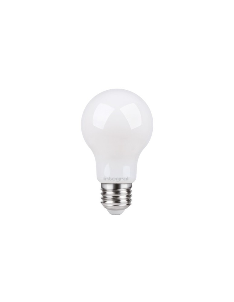Żarówki LED E27 230V - Integral Classic Globe (GLS) Frosted E27 7W (60W) 2700K 806lm 77-93-91 - produkt kolory-swiatla.pl 1