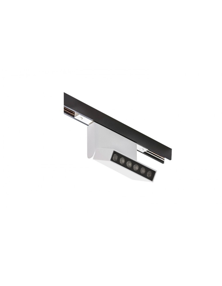 Lampy do szyn magnetycznych - Azzardo ALDO POINTS TRACK MAGNETIC 12W 900lm 3000K Biały/Czarny Reflektor AZ4621 - produkt kolory-swiatla.pl 1