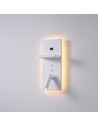 ELKIM Lighting HOTELS 417H Power LED + SMD LED 3W + 4W biała ciepła 3000K Biały 6417H1102