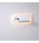 ELKIM Lighting HOTELS 417L Power LED + SMD LED 3W + 4W biała ciepła 3000K Biały 6417L1102 ELKIM Lighting HOTELS 417L Power LED + SMD LED 3W + 4W biała ciepła 3000K Biały 6417L1102