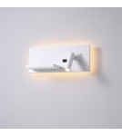 Kinkiety - ELKIM Lighting HOTELS 417P Power LED + SMD LED 3W + 4W biała ciepła 3000K Biały 6417P1102 - product 1