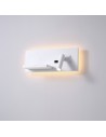 ELKIM Lighting HOTELS 417P Power LED + SMD LED 3W + 4W biała ciepła 3000K Biały 6417P1102