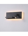 ELKIM Lighting HOTELS 417P Power LED + SMD LED 3W + 4W biała ciepła 3000K Czarny 6417P1103