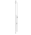 ELKIM Lighting SCOP 012 SLIM Power LED 1W Biała zimna 6000K  Czarny 5012S1303 ELKIM Lighting SCOP 012 SLIM Power LED 1W Biała zimna 6000K  Czarny 5012S1303