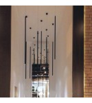 Lampy wiszące - ELKIM Lighting SCOP 012 SLIM Power LED 1W Czerwona Czarny 5012S1503 - product 2