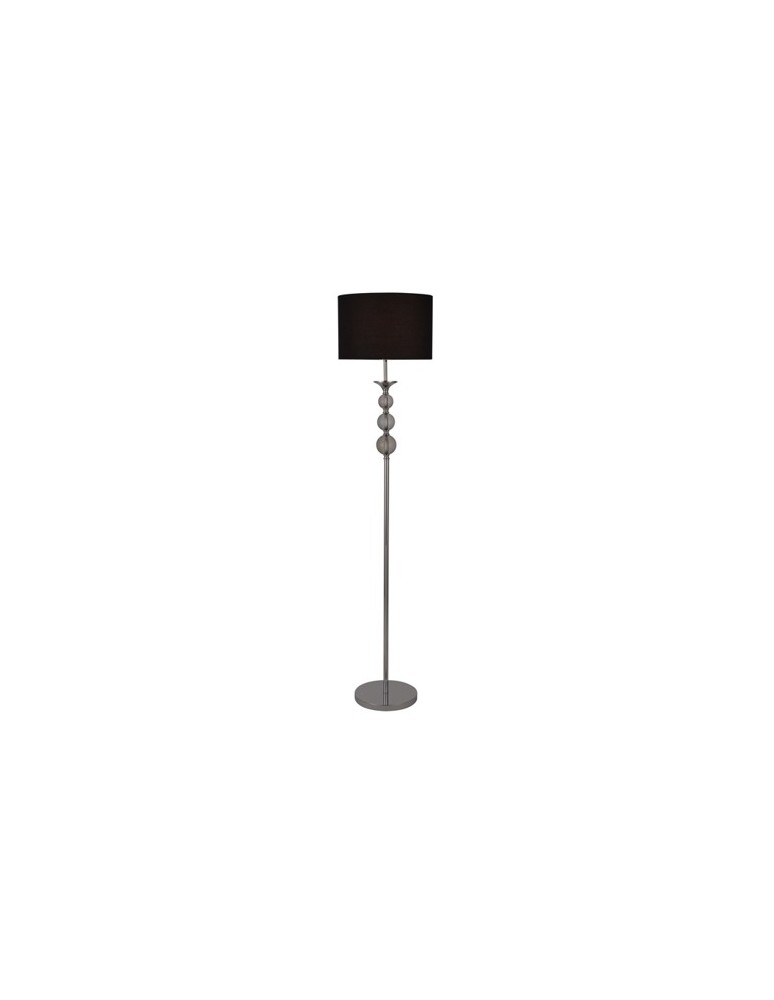 Lampy podłogowe z abażurem - Zuma Line REA Czarny RLL93163-1B Podłogowa - produkt kolory-swiatla.pl 1