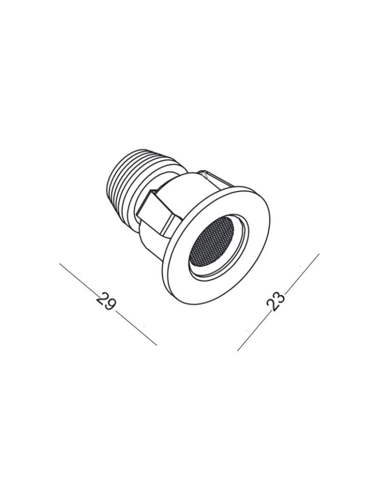ELKIM Lighting POINT 880A Power LED 1W Biała neutralna 4000K Aluminium 2880A1201 ELKIM Lighting POINT 880A Power LED 1W Biała neutralna 4000K Aluminium 2880A1201