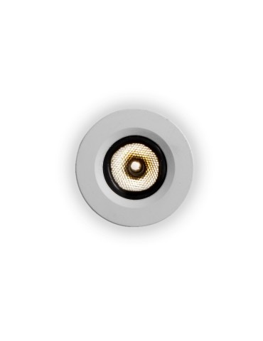 ELKIM Lighting POINT 880A Power LED 1W Biała zimna 6000K  Biały 2880A1302