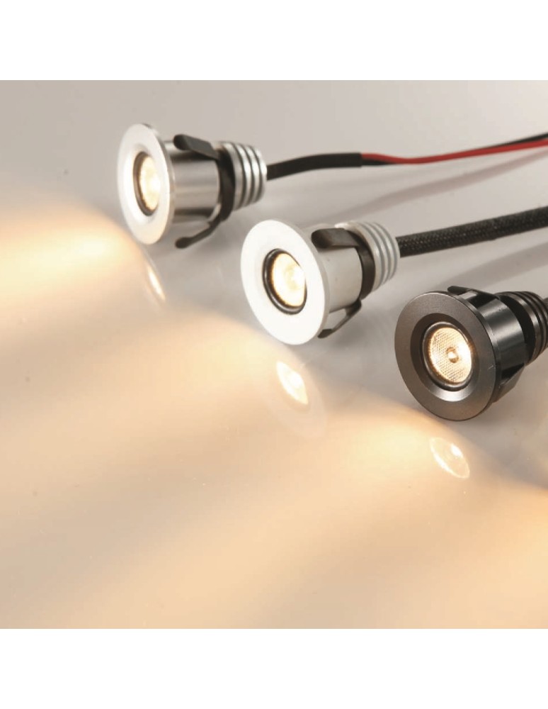 ELKIM Lighting POINT 880A Power LED 1W Biała zimna 6000K  Biały 2880A1302