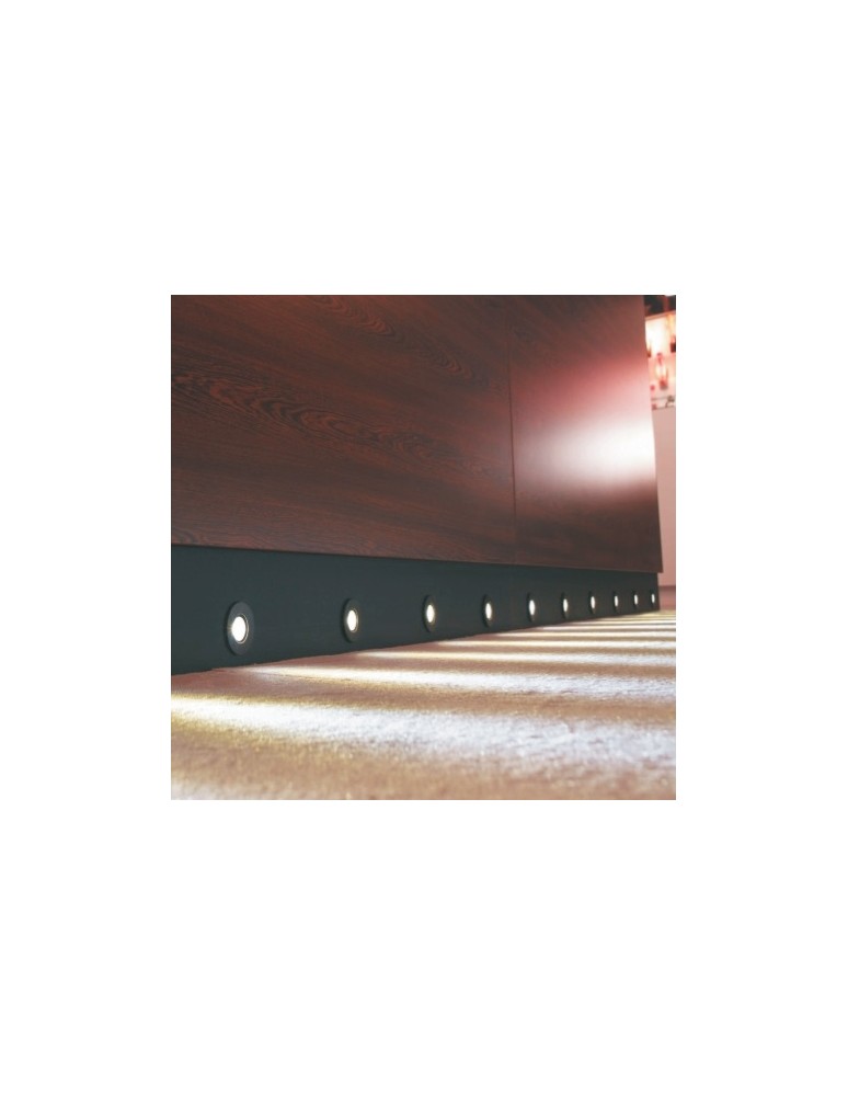 ELKIM Lighting POINT 880A Power LED 1W Biała zimna 6000K  Czarny 2880A1303 ELKIM Lighting POINT 880A Power LED 1W Biała zimna 6000K  Czarny 2880A1303