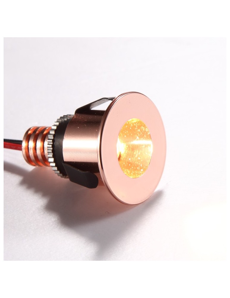 ELKIM Lighting POINT 880 Power LED 1W Biała neutralna 4000K  Miedziany 288001204 ELKIM Lighting POINT 880 Power LED 1W Biała neutralna 4000K  Miedziany 288001204