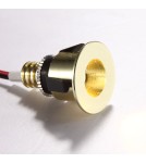 ELKIM Lighting POINT 880 Power LED 1W Biała zimna 6000K  Złoty 288001305 ELKIM Lighting POINT 880 Power LED 1W Biała zimna 6000K  Złoty 288001305