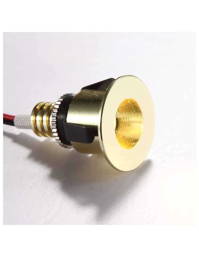 ELKIM Lighting POINT 880 Power LED 1W Biała zimna 6000K  Złoty 288001305 ELKIM Lighting POINT 880 Power LED 1W Biała zimna 6000K  Złoty 288001305