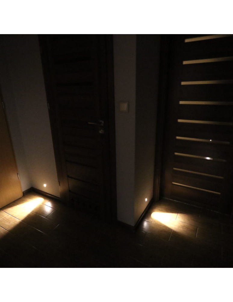 ELKIM Lighting LESEL 002 Power LED 1W Biała ciepła 3000K  Aluminium szczotkowane 100201108 ELKIM Lighting LESEL 002 Power LED 1W Biała ciepła 3000K  Aluminium szczotkowane 100201108