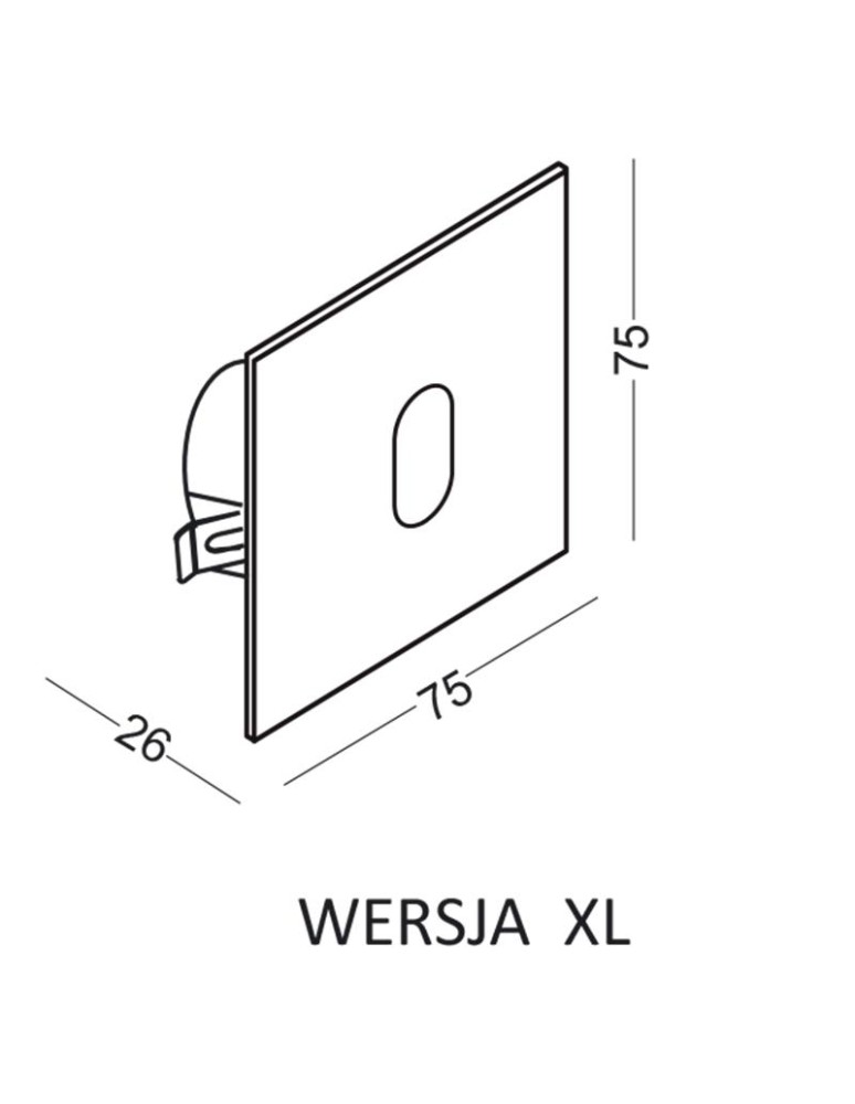 ELKIM Lighting LESEL 001 XL Power LED 1W Biała neutralna 4000K  Czarny 100102203 ELKIM Lighting LESEL 001 XL Power LED 1W Biała neutralna 4000K  Czarny 100102203