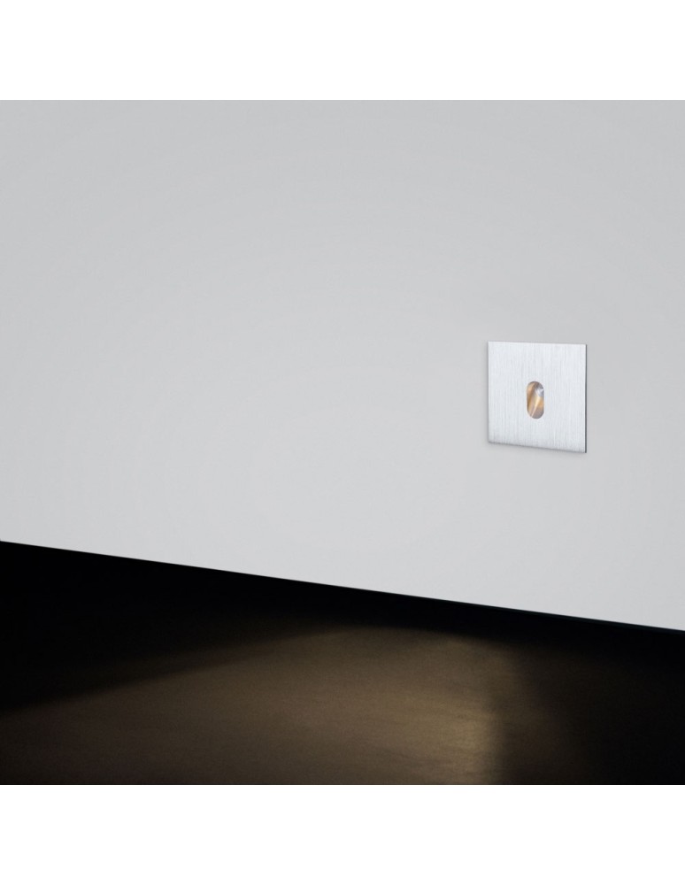 ELKIM Lighting LESEL 001 XL Power LED 1W Biała ciepła 3000K  Aluminium szczotkowane 100102108 ELKIM Lighting LESEL 001 XL Power LED 1W Biała ciepła 3000K  Aluminium szczotkowane 100102108