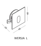 ELKIM Lighting LESEL 001 L Power LED 1W Biała ciepła 3000K Czarny 100101103 ELKIM Lighting LESEL 001 L Power LED 1W Biała ciepła 3000K Czarny 100101103